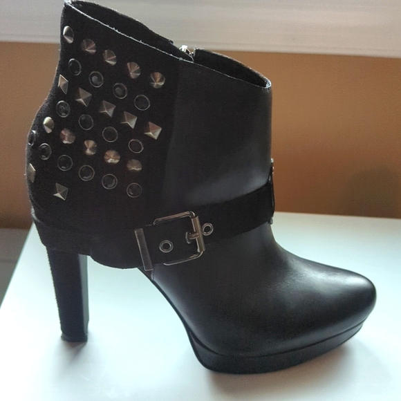 BCBGeneration BG-Sparta Women's Embellished Leather & Suede Boot - Picture 7 of 9